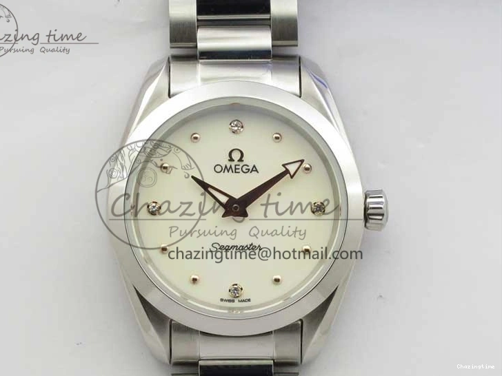 0516 Aqua Terra Seamaster ZF 1:1 Best Edition White Dial on SS Bracelet Gen Lightweight 7903